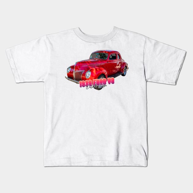 1939 Ford V8 Deluxe Coupe Kids T-Shirt by Gestalt Imagery